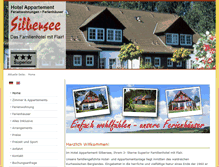 Tablet Screenshot of hotel-silbersee.de